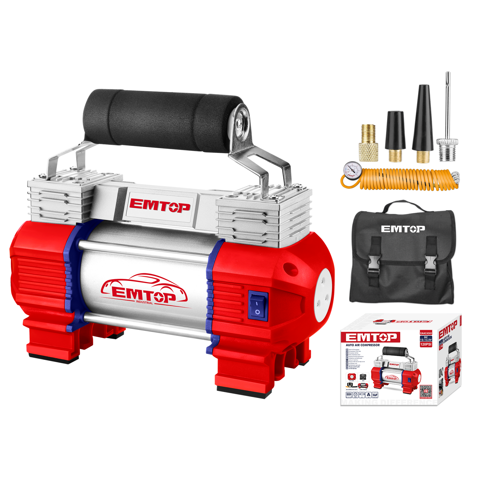 compresor-de-aer-auto-612620.png Compresor de aer auto, 8 bar - EAAC4501, EMTOP - imagine 1