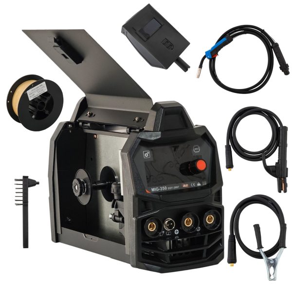 Invertor/Aparat de sudura MIG/MMA DDT PROFESIONAL cu Electrozi si Sarma, 220 V, 350A