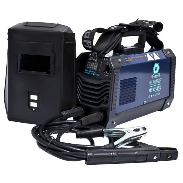Invertor de sudura WertCraft WRT-007, 20-350 A amperaj, 230 V, 1.6-4 mm diametru electrod, MMA, IP21, funtie anti-lipire
