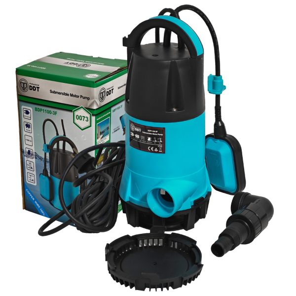 Pompa submersibila apa curata/murdara DDT BDP1100-3F, 3in1, 1100W