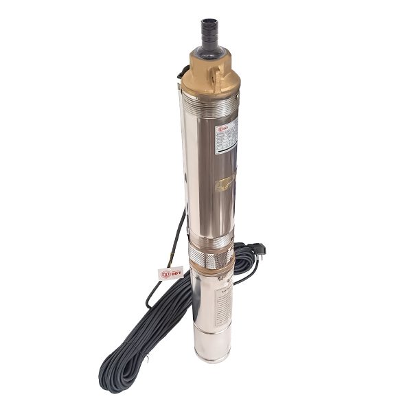 Pompa submersibila de adancime DDT 8 turbine 4QJD2-8, 1500 W, 120 m inaltime, 7 mc/h, 1", 25 m cablu