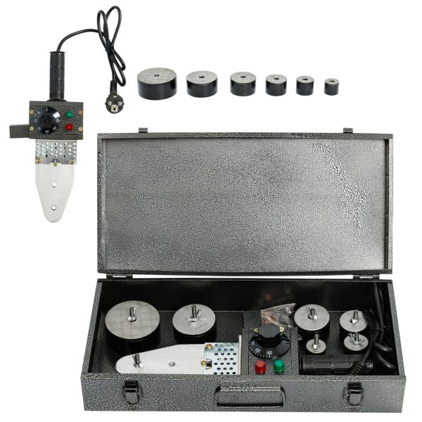 Trusa de lipit tevi DDT PP-R 20-63, cutie metalica, 6 accesorii, 600 W